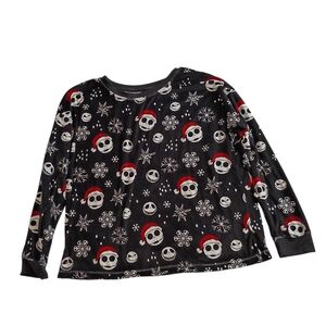 Disney Nightmare Before Christmas Jack Skellington Pajama Top Youth L 12-14